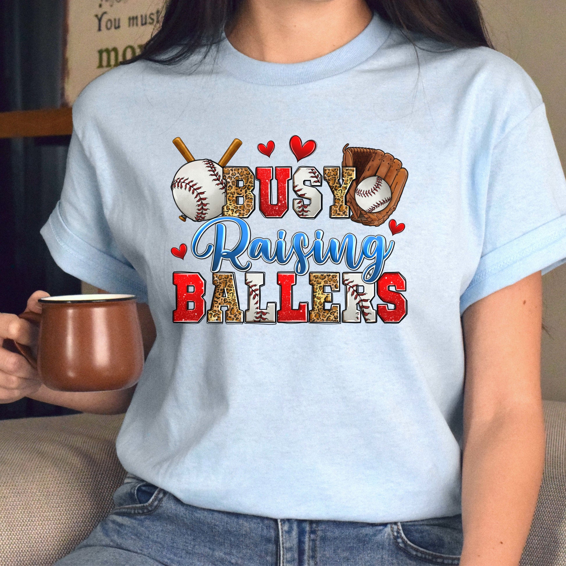 Baseball - busy raising ballers Unisex t-shirt baseball player tee baseball coach gift-Family-Gift-Planet