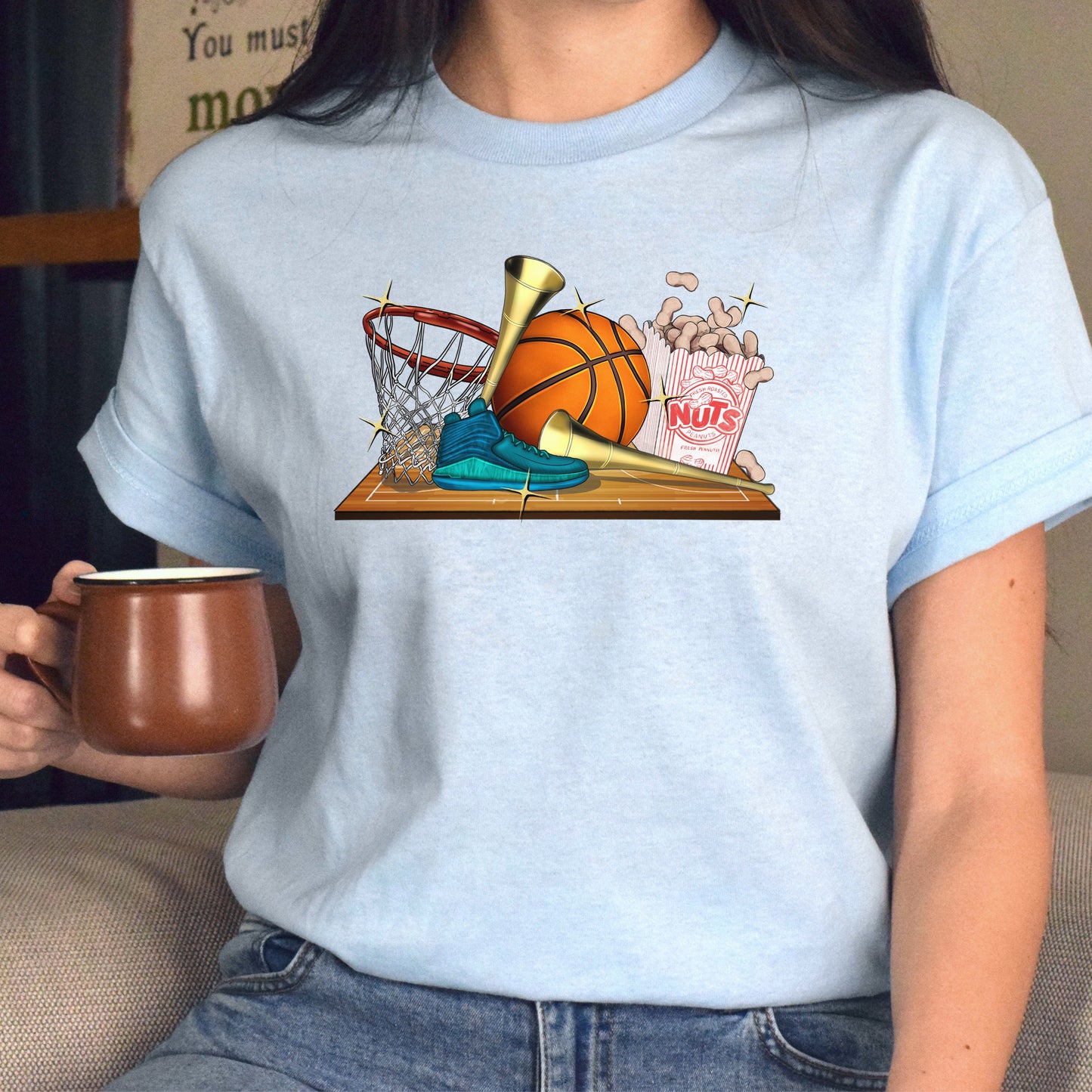 Basketball life Unisex t-shirt basketball player tee basketball coach gift-Family-Gift-Planet