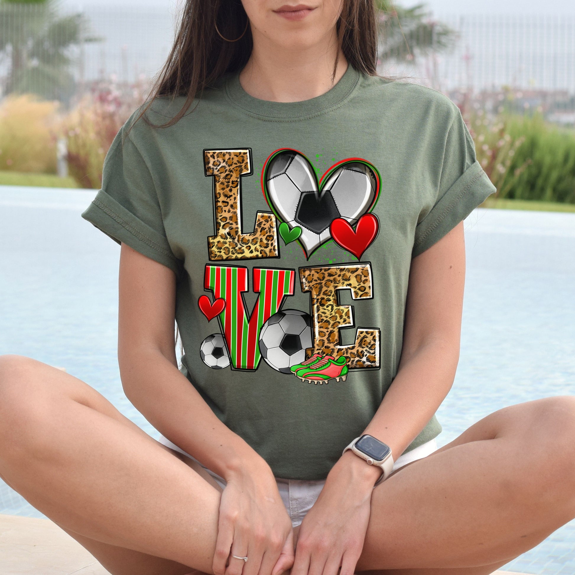 Love soccer Unisex t-shirt soccer player tee soccer coach gift-Family-Gift-Planet