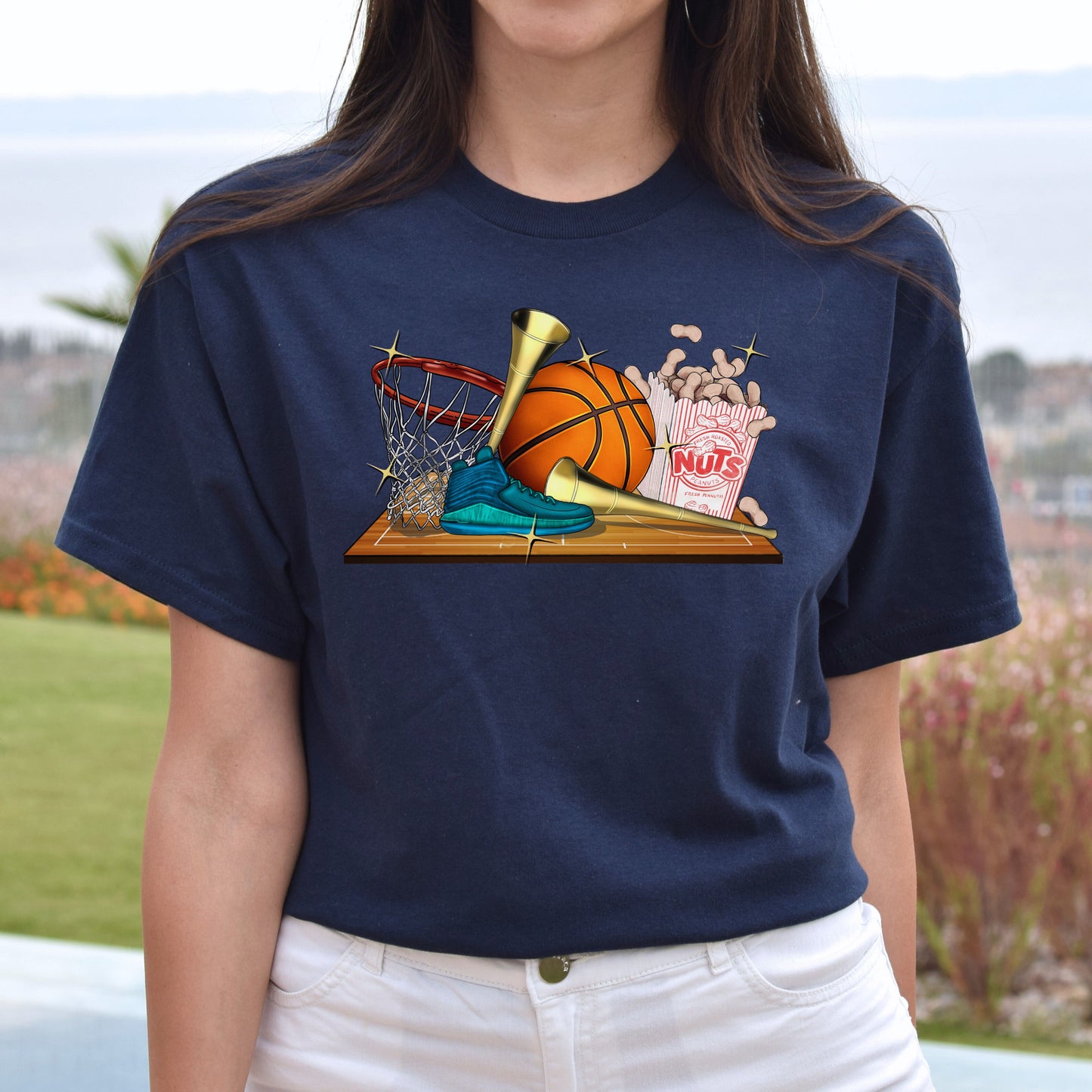 Basketball life Unisex t-shirt basketball player tee basketball coach gift-Family-Gift-Planet