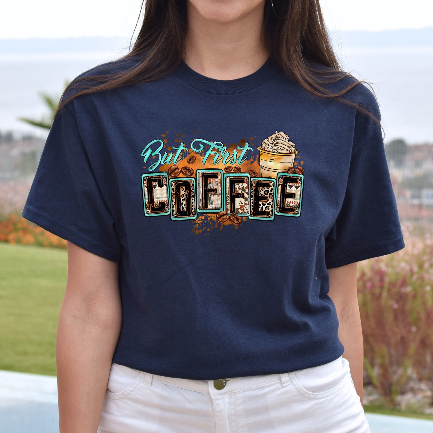 But first coffee unisex tshirt morning coffee tee S-5XL-Family-Gift-Planet