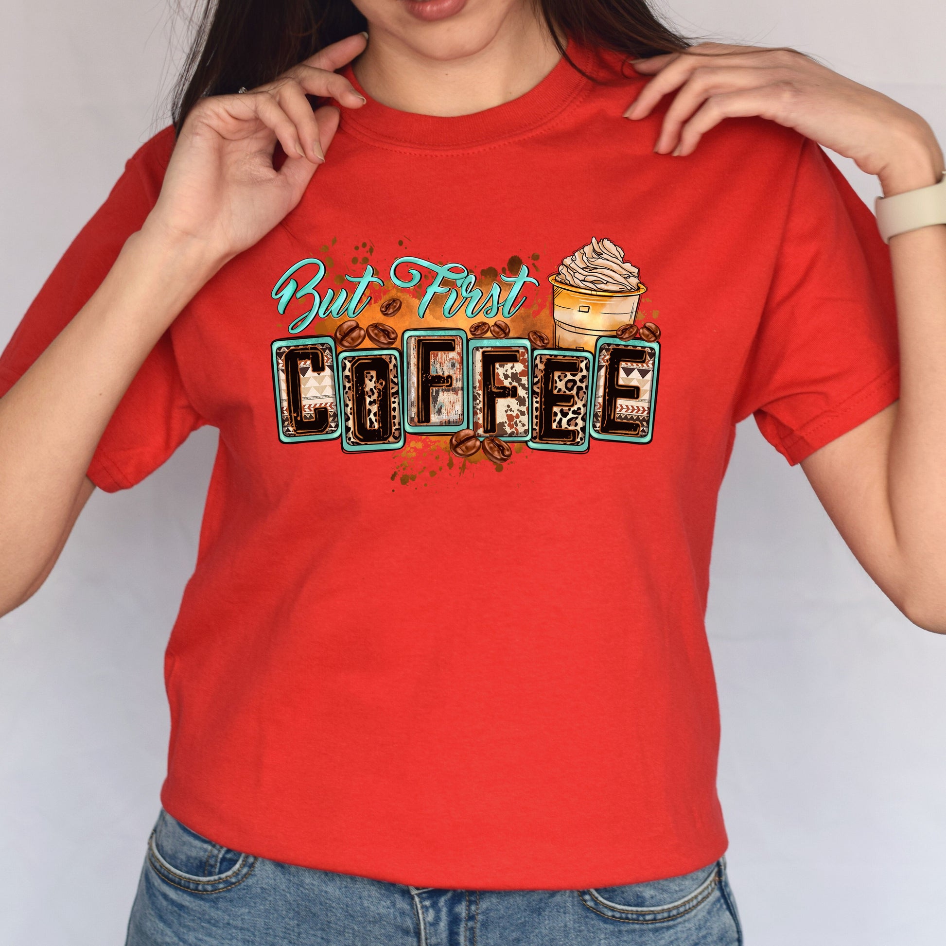 But first coffee unisex tshirt morning coffee tee S-5XL-Family-Gift-Planet