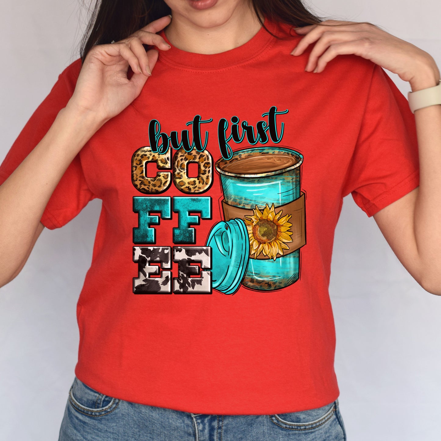 But first coffee coffee cups unisex tshirt coffee lover tee S-5XL-Family-Gift-Planet