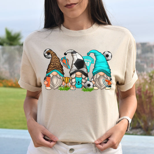 Soccer Gnomes Unisex shirt Soccer player Christmas gift White Sand-Sand-Family-Gift-Planet