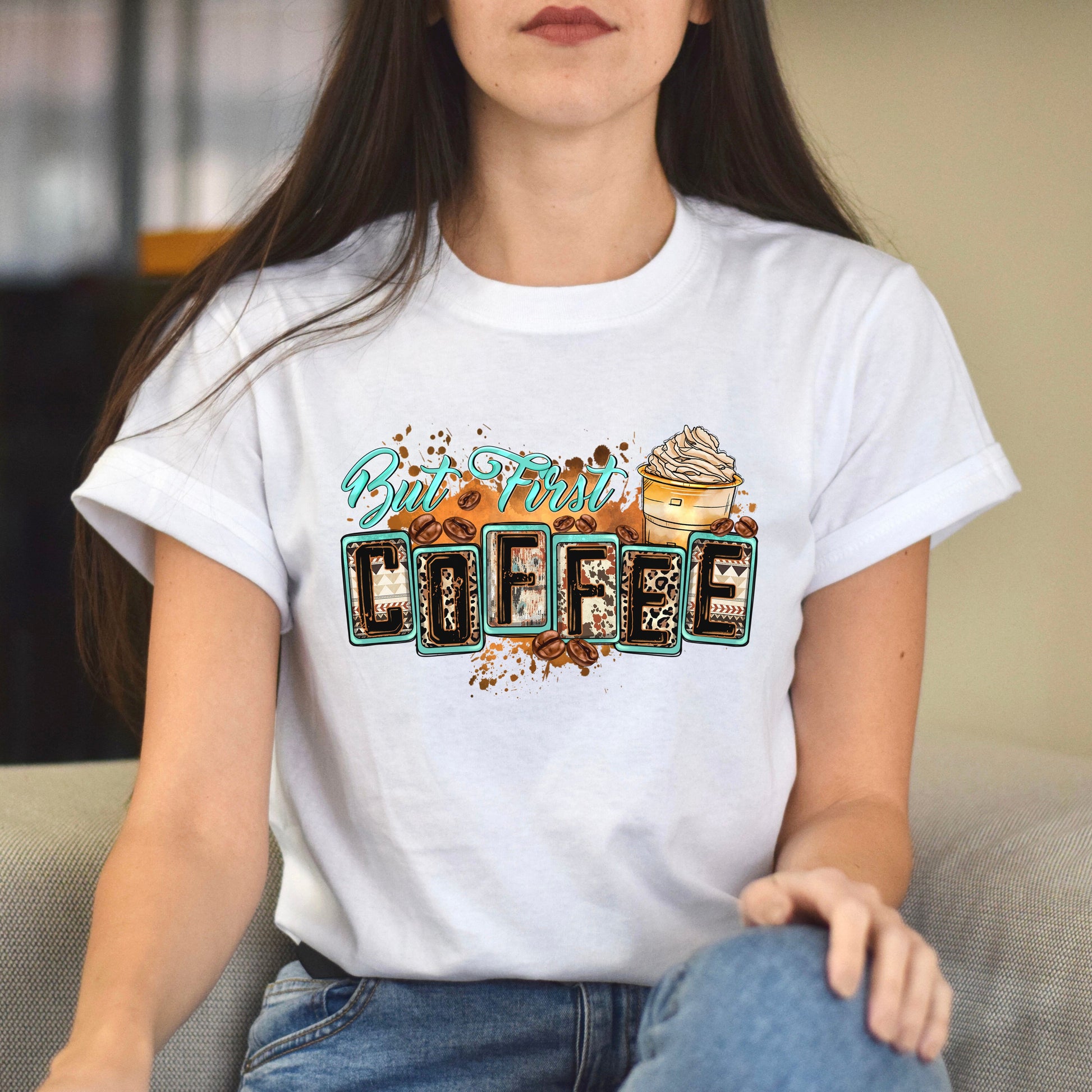 But first coffee unisex tshirt morning coffee tee S-5XL-Family-Gift-Planet