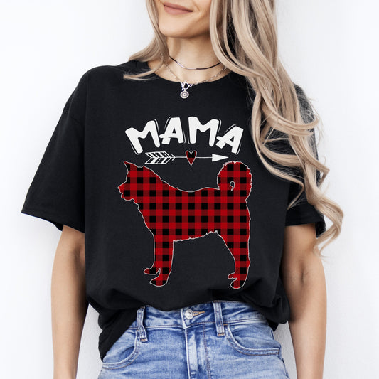 Dog Mama T-Shirt gift Christmas German Shepherd Dog mom Unisex tee Black Navy Dark Heather-Black-Family-Gift-Planet