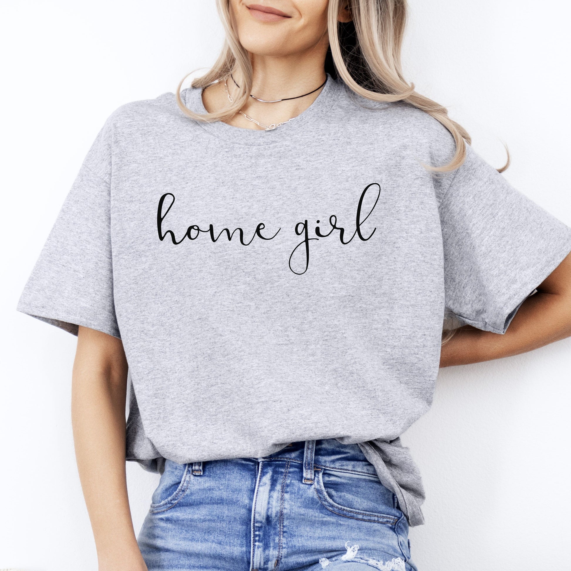 Home girl Realtor T-Shirt gift Homegirl Real estate agent tee-Sport Grey-Family-Gift-Planet