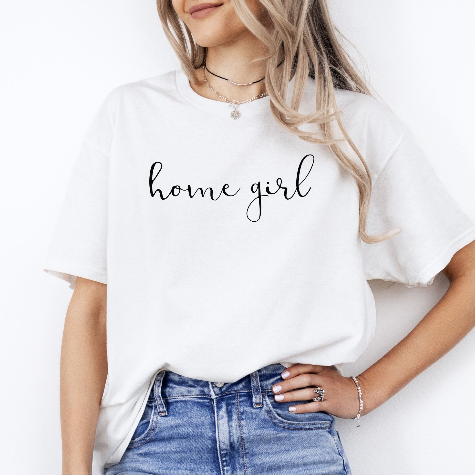 Home girl Realtor T-Shirt gift Homegirl Real estate agent tee-White-Family-Gift-Planet