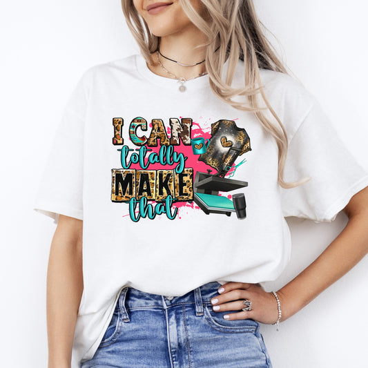 Entrepreneurs T-Shirt gift Small business owner I can totally make that Unisex tee Sand White Sport Grey-White-Family-Gift-Planet