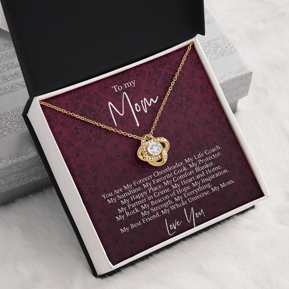 To my Mom - you are my life coach-18K Yellow Gold Finish-Family-Gift-Planet