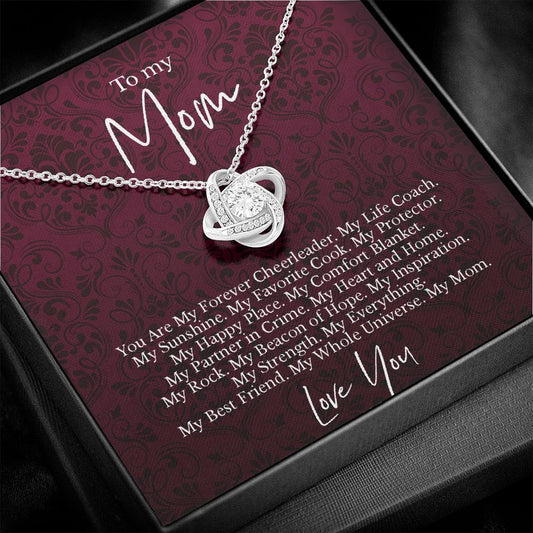To my Mom - you are my life coach-14K White Gold Finish-Family-Gift-Planet