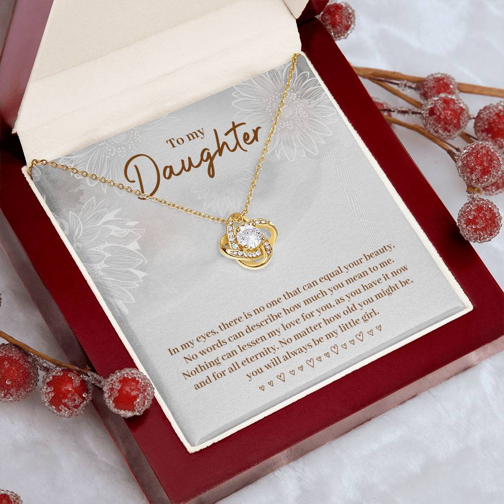 To my daughter - there is no one that can equal your beauty-18K Yellow Gold Finish-Family-Gift-Planet