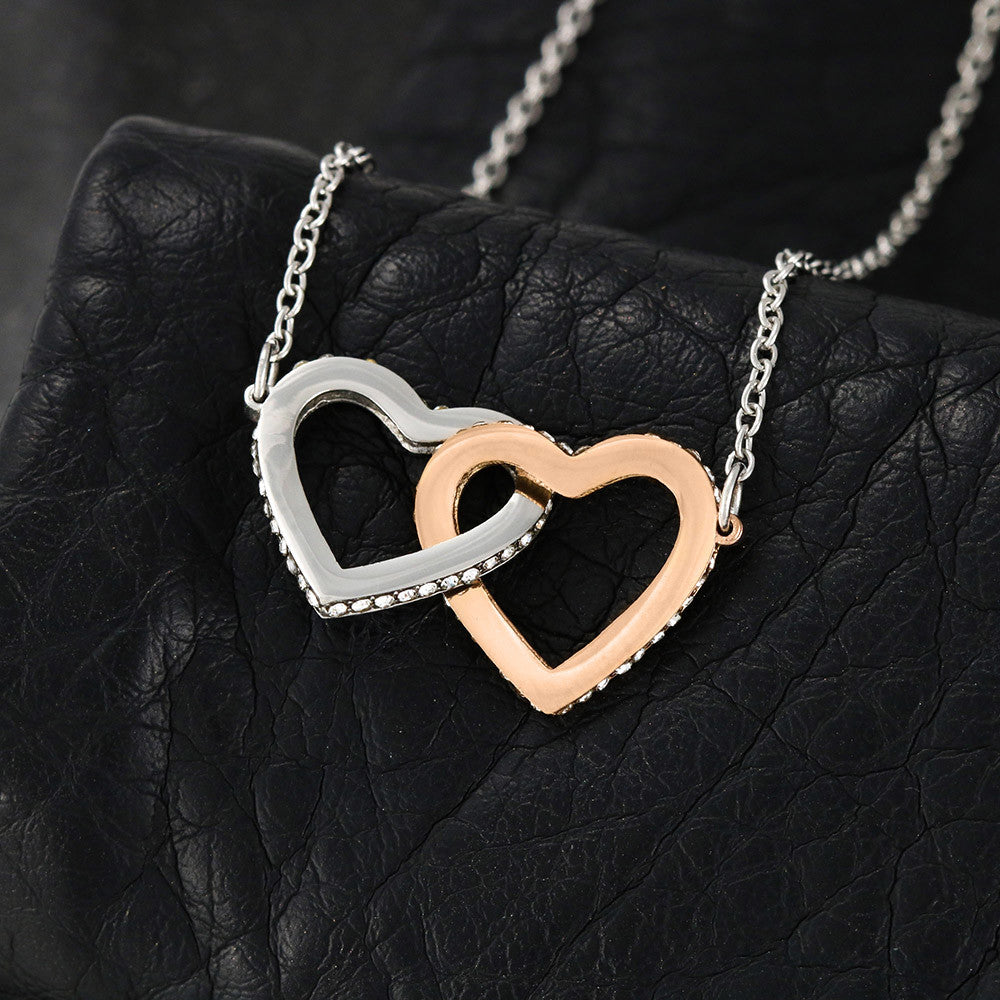 To my Soulmate Interlocking Hearts necklace gift - You're my sweetest love-Family-Gift-Planet