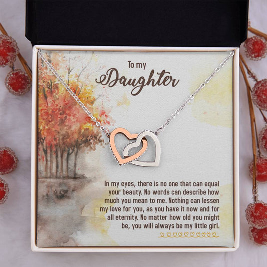 To my daughter - you will always be my baby girl-Polished Stainless Steel & Rose Gold Finish-Family-Gift-Planet
