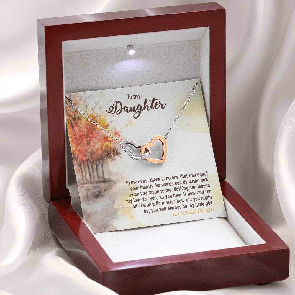 To my daughter - you will always be my baby girl-Polished Stainless Steel & Rose Gold Finish-Family-Gift-Planet