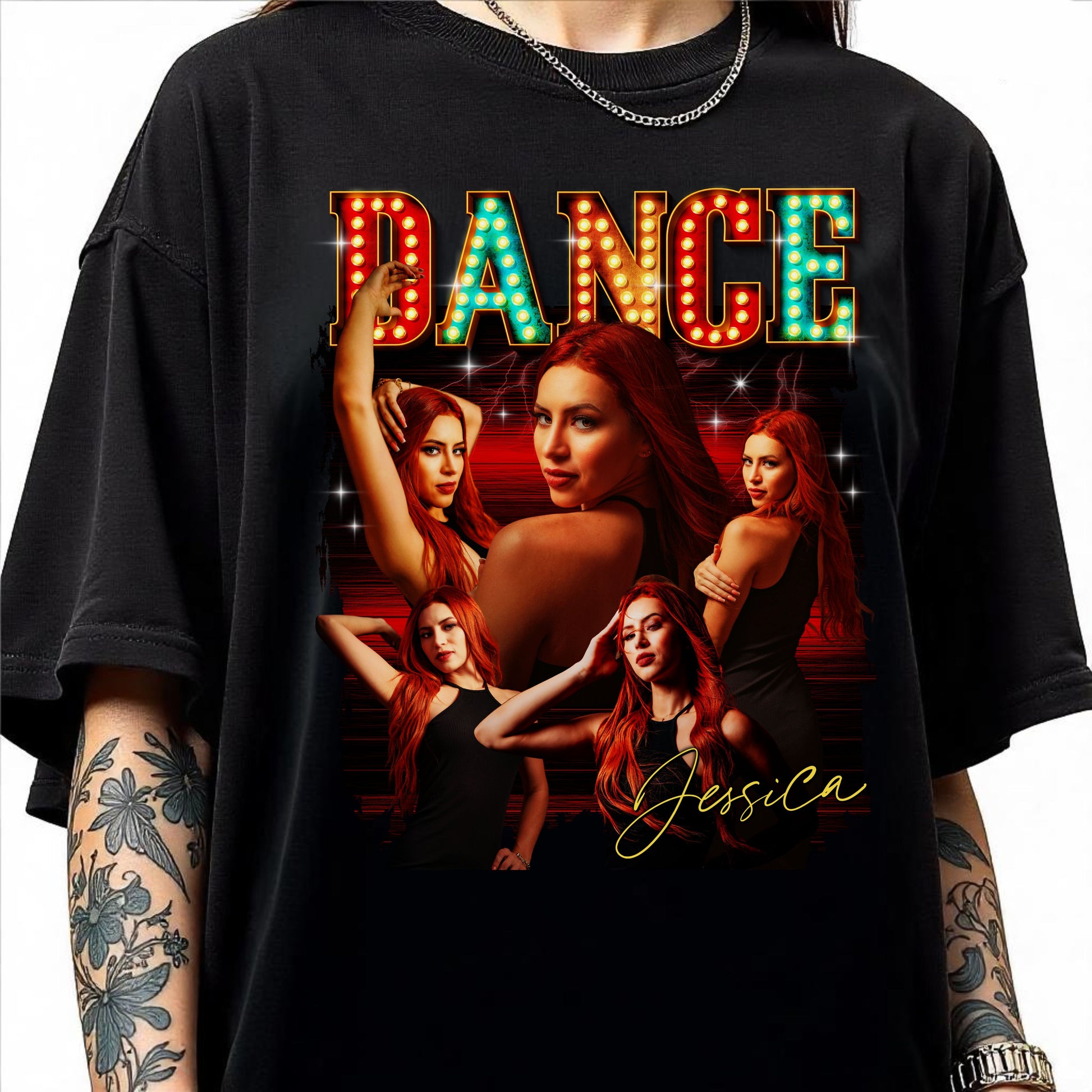 Custom Dance Comfort Colors Unisex T-Shirt Personalized Dancer bootleg rap tee night club pole dance-Family-Gift-Planet