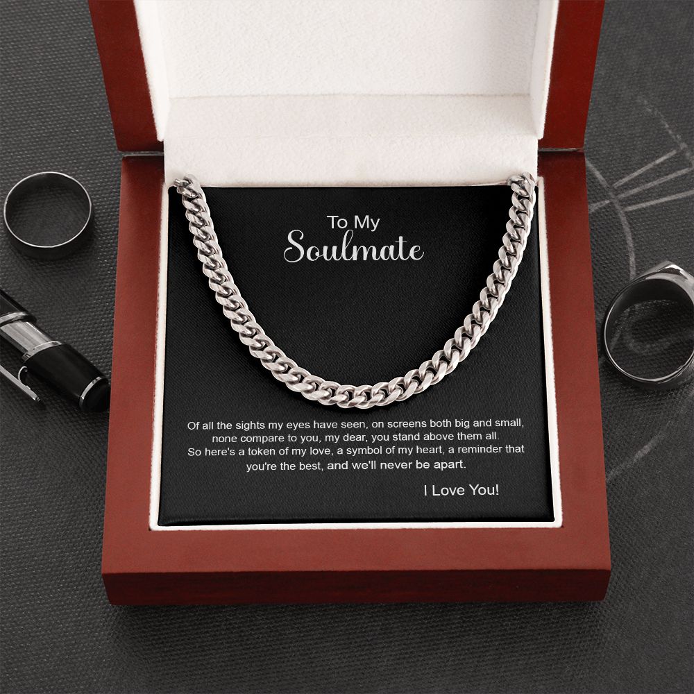 To my Soulmate - Of all sights my eyes have seen-Stainless Steel-Family-Gift-Planet