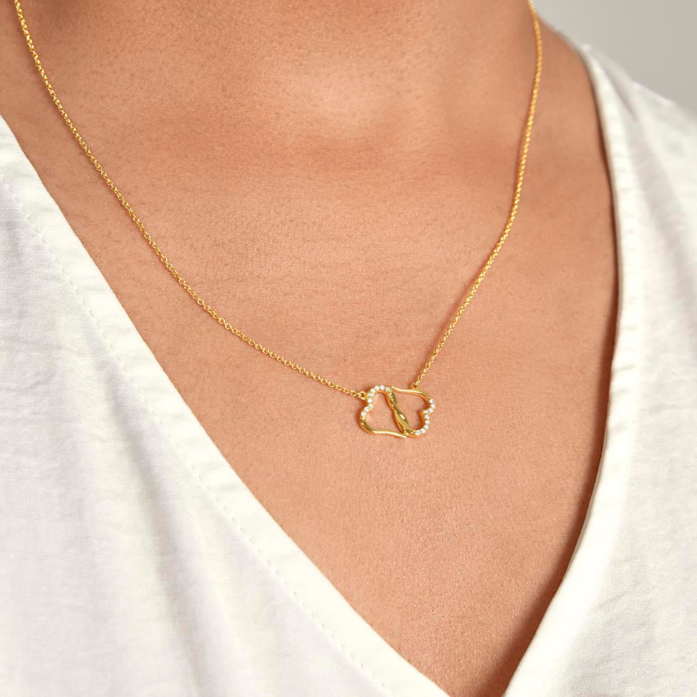 Ostheopath graduation gift - 10K Gold Everlasting Love necklace - Congratulations Grad-Family-Gift-Planet