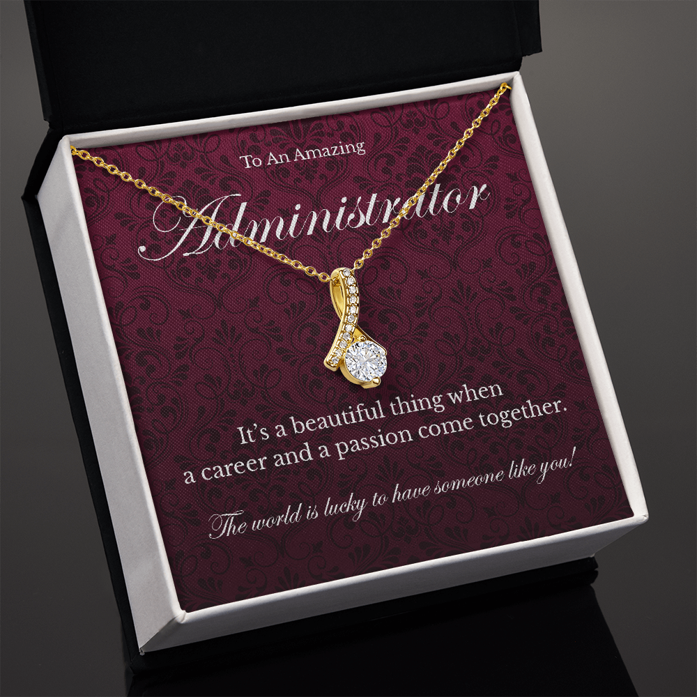 Administrator appreciation Alluring Beauty pendant necklace gift-Family-Gift-Planet