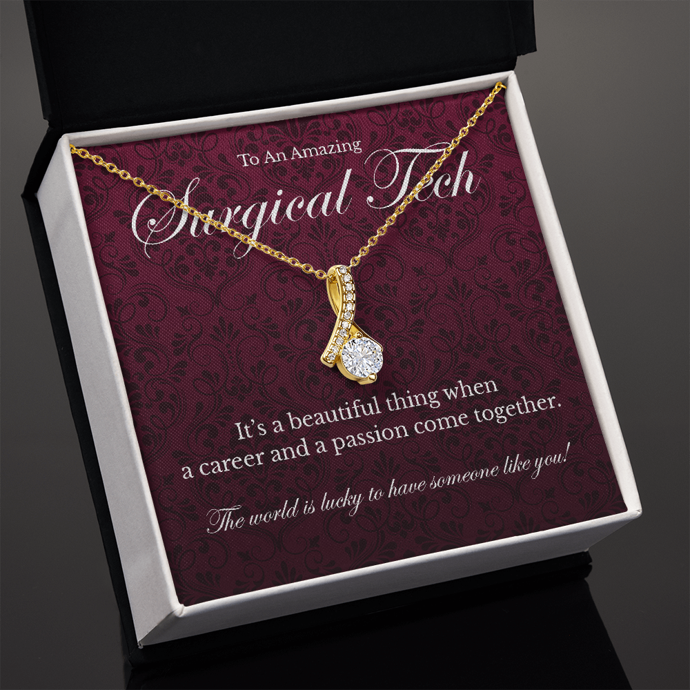 Surgical Tech appreciation Alluring Beauty pendant necklace gift-Family-Gift-Planet