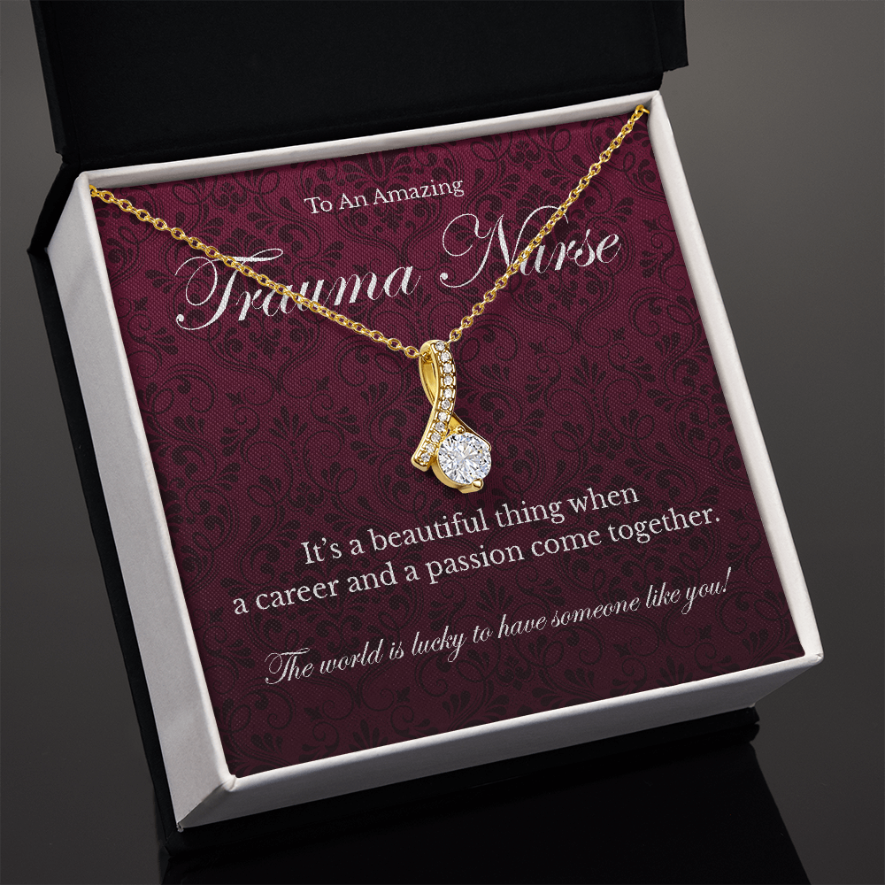 Trauma Nurse appreciation Alluring Beauty pendant necklace gift-Family-Gift-Planet