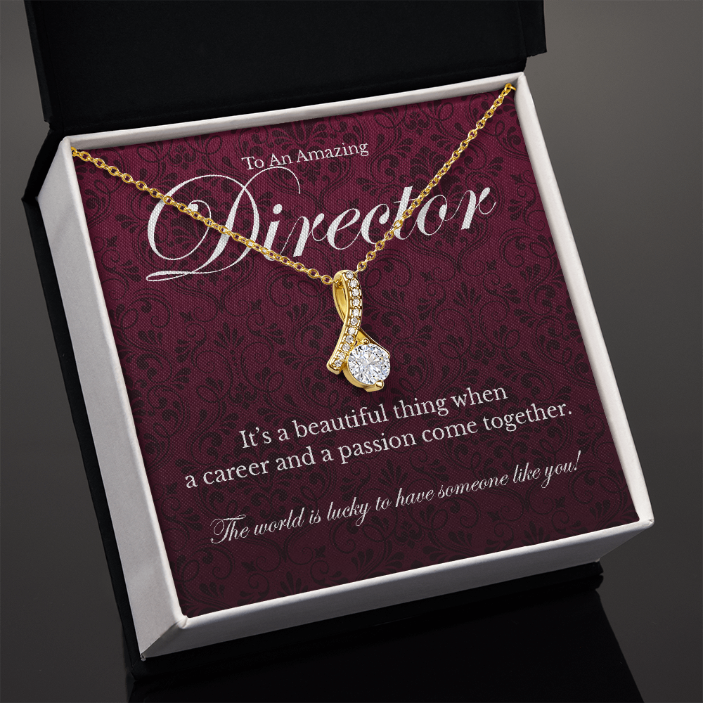 Director appreciation Alluring Beauty pendant necklace gift-Family-Gift-Planet