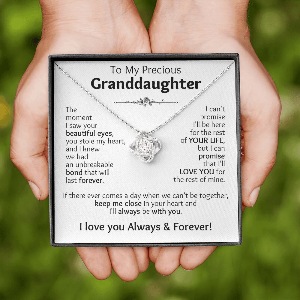 To Granddaughter - The moment I saw your beautiful eyes-Family-Gift-Planet