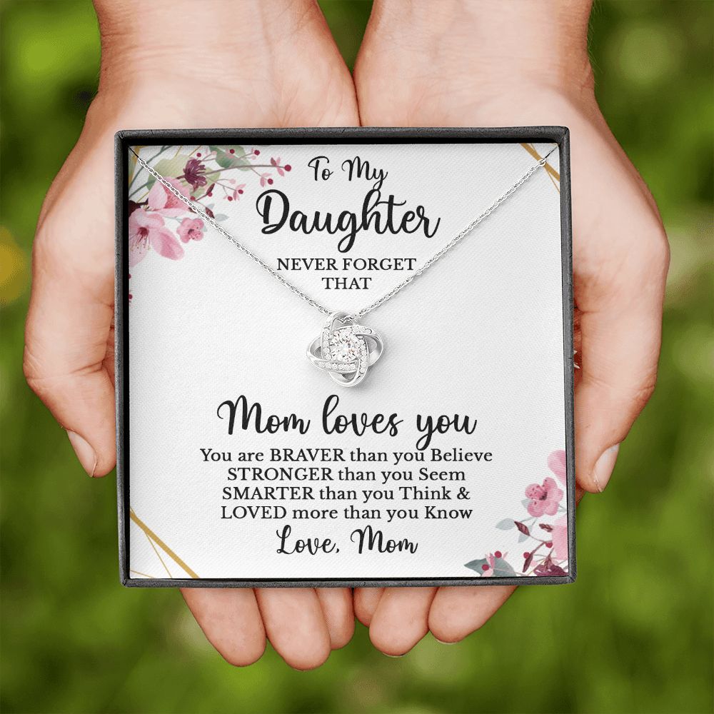 To Daughter - Never forget that Mom loves you-Family-Gift-Planet