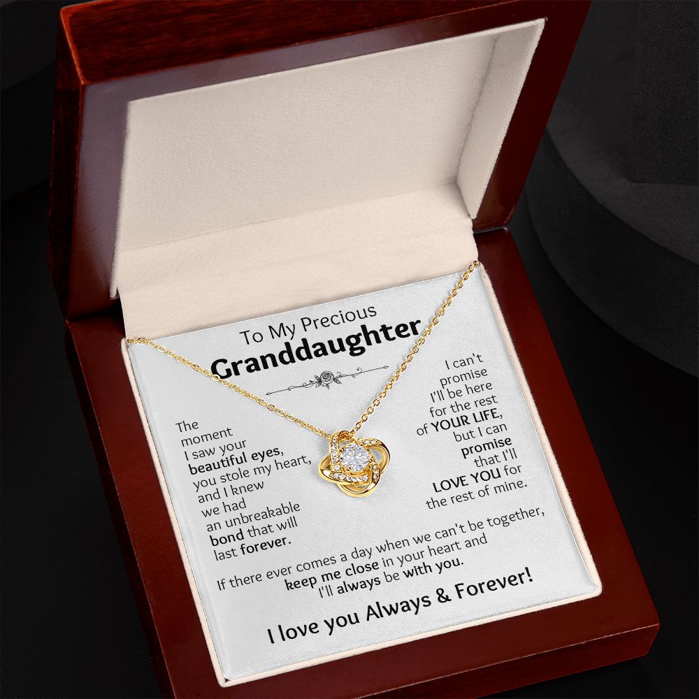 To Granddaughter - The moment I saw your beautiful eyes-Family-Gift-Planet