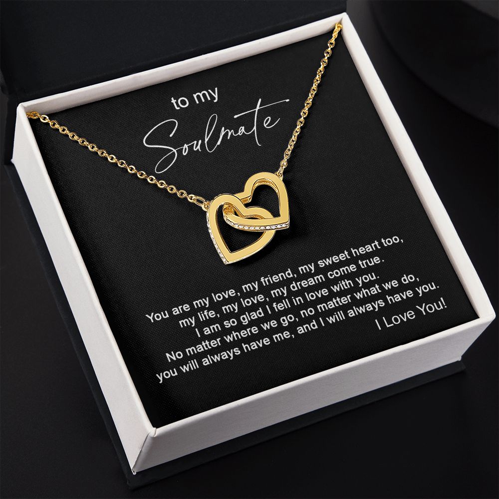 To my Soulmate - You are my love, my friend, my sweet heart too-18K Yellow Gold Finish-Family-Gift-Planet