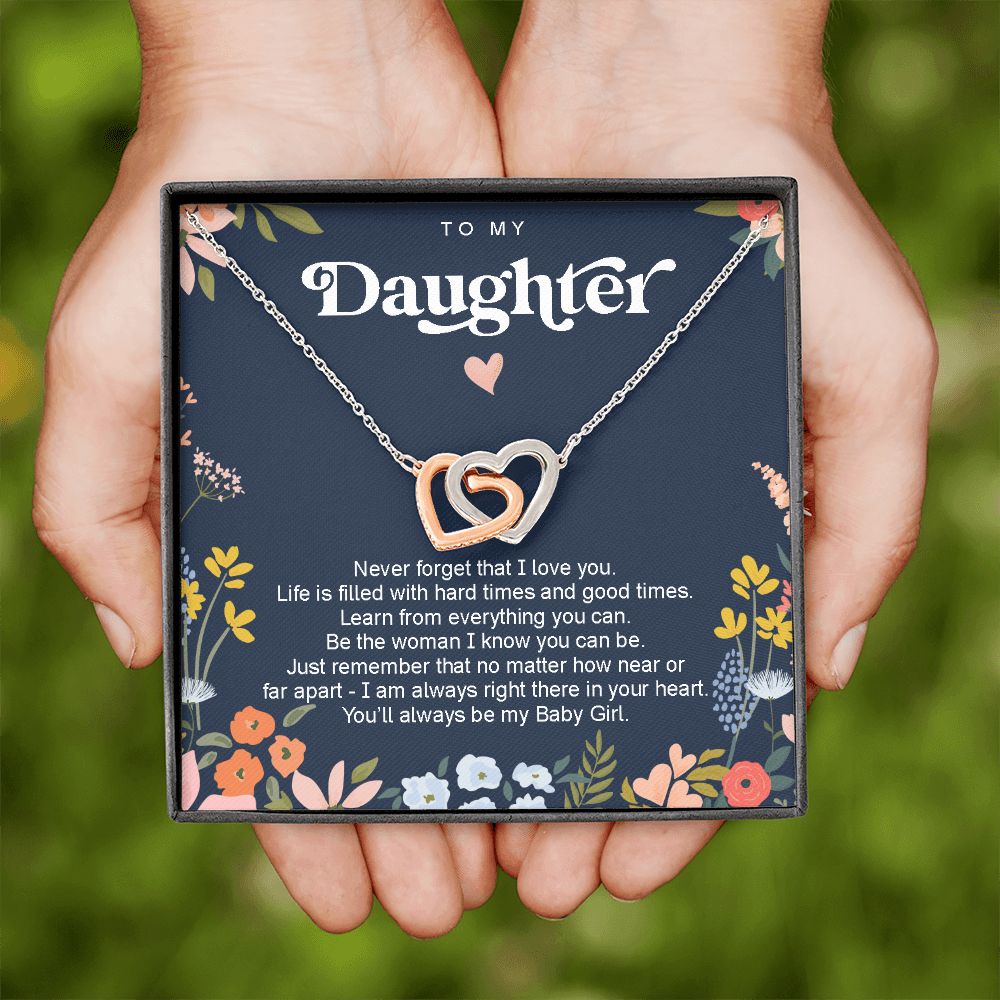 To my daughter - Never forget that I love you - From Dad and mom-Family-Gift-Planet