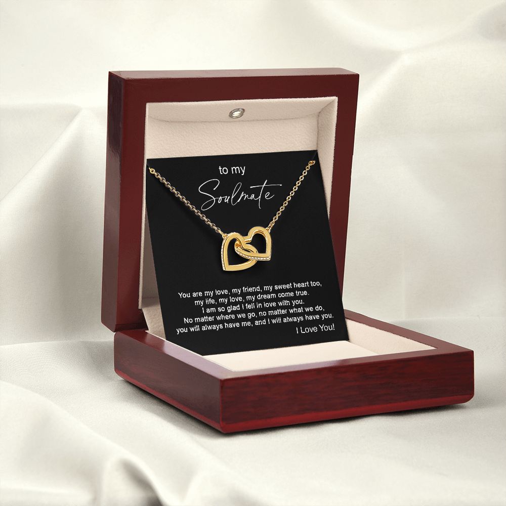 To my Soulmate - You are my love, my friend, my sweet heart too-18K Yellow Gold Finish-Family-Gift-Planet