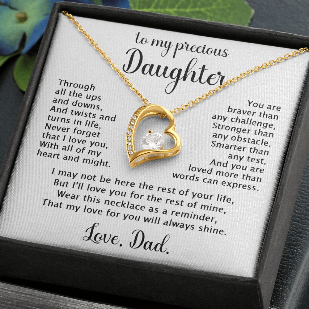 To Daughter from Dad - Through all the ups and downs-Family-Gift-Planet
